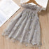 Summer Girl's Flower Lace Mesh Princess Dress